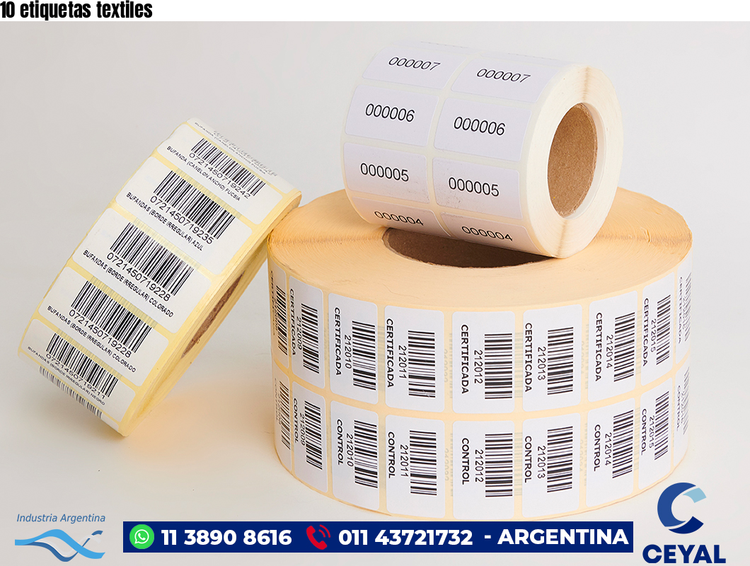 10 etiquetas textiles