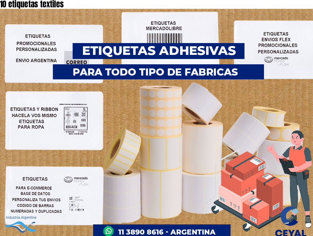 10 etiquetas textiles