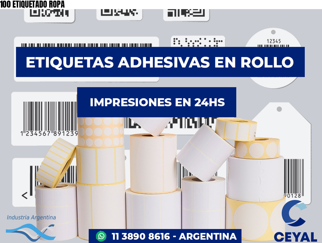 100 ETIQUETADO ROPA