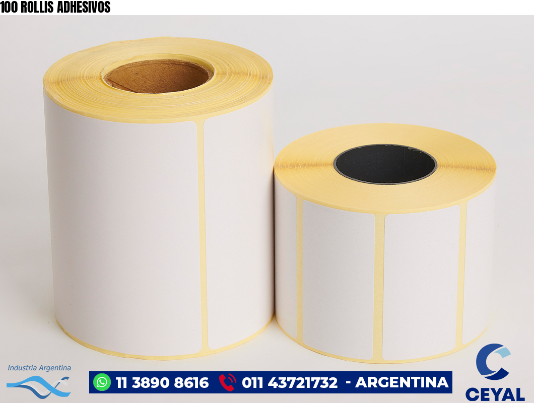 100 ROLLIS ADHESIVOS
