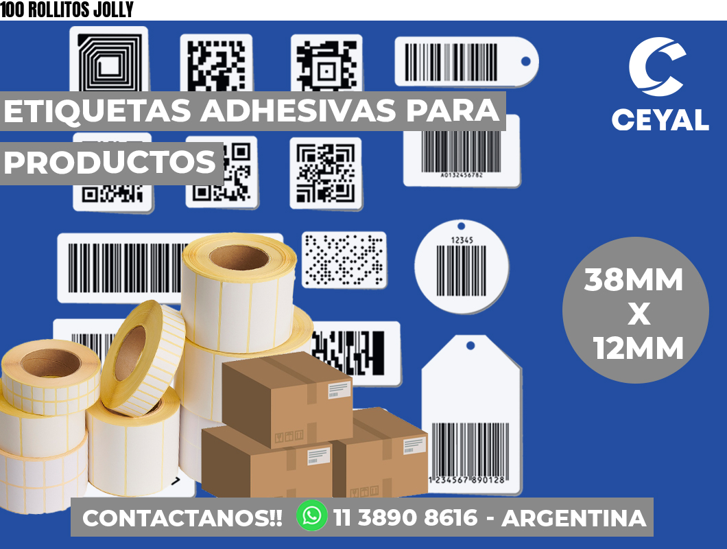 100 ROLLITOS JOLLY