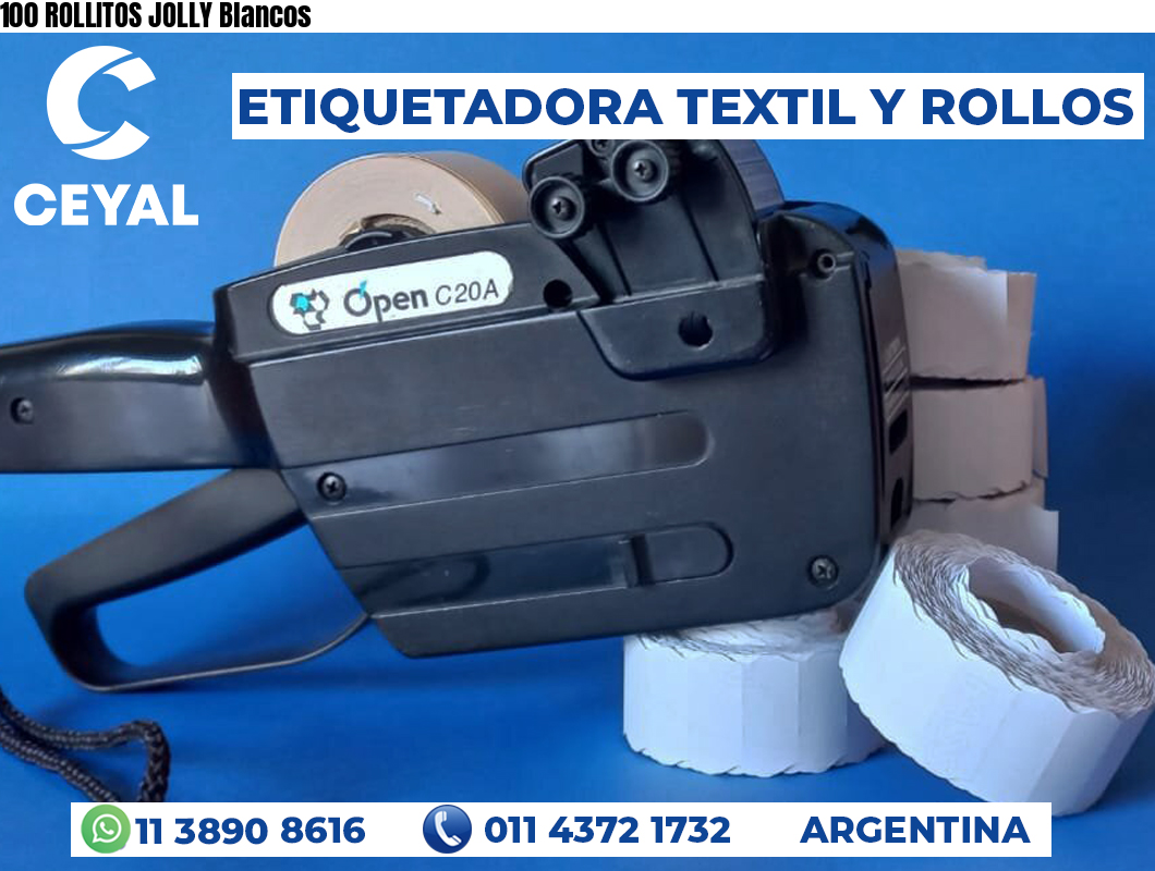 100 ROLLITOS JOLLY Blancos