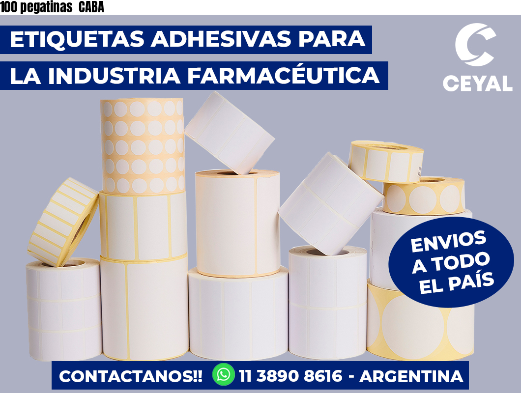 100 pegatinas  CABA