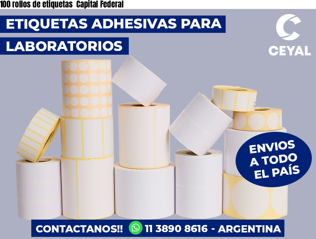 100 rollos de etiquetas  Capital Federal
