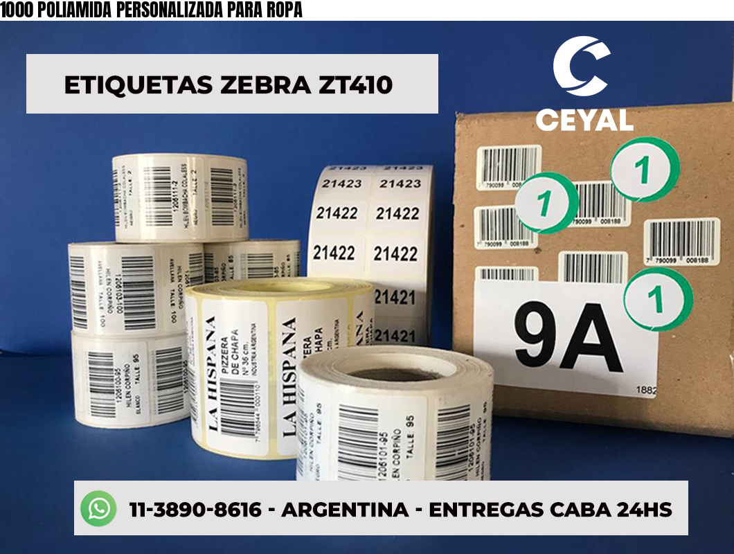 1000 POLIAMIDA PERSONALIZADA PARA ROPA