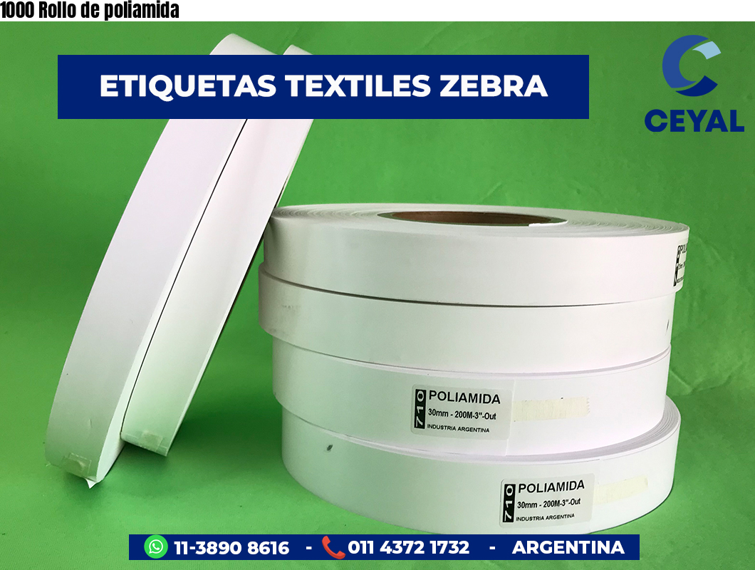 1000 Rollo de poliamida