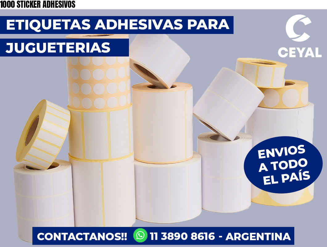 1000 STICKER ADHESIVOS