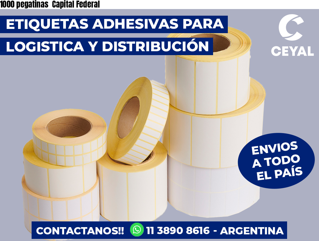 1000 pegatinas  Capital Federal