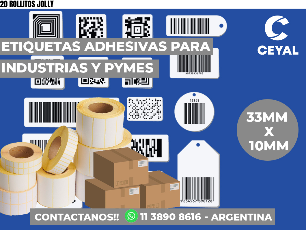 20 ROLLITOS JOLLY