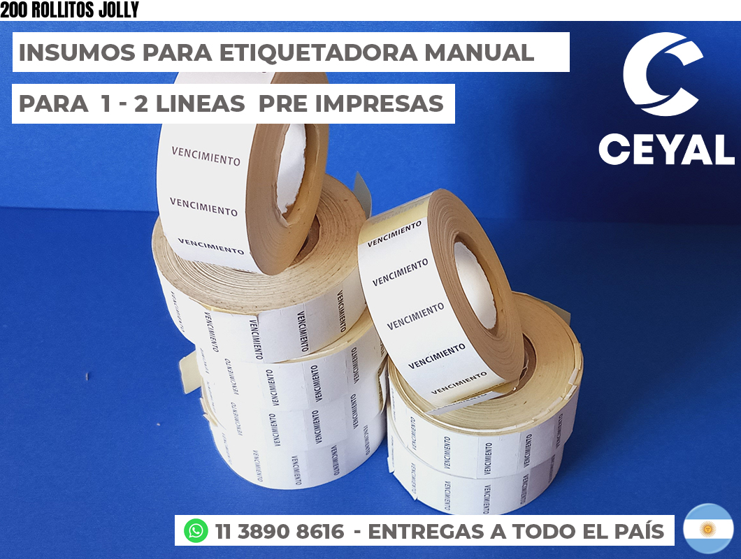 200 ROLLITOS JOLLY