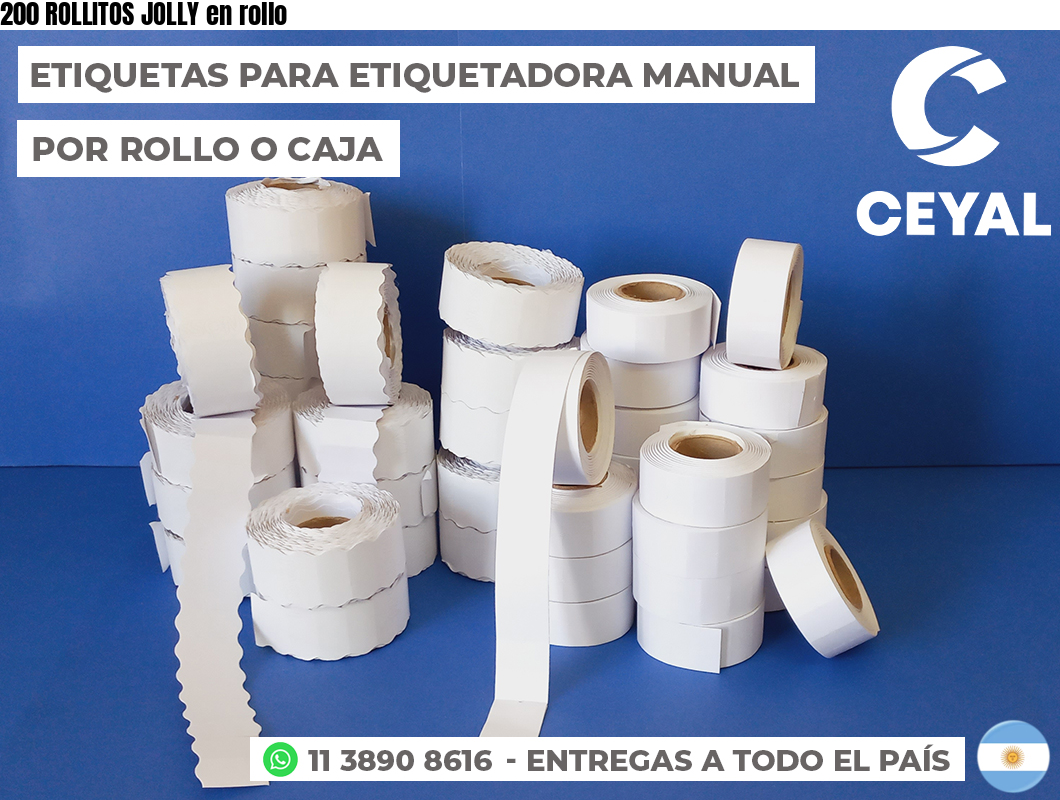 200 ROLLITOS JOLLY en rollo