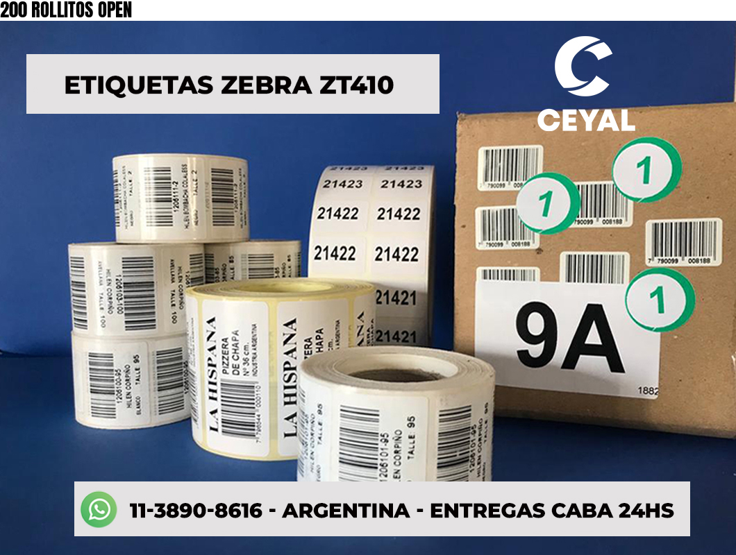 200 ROLLITOS OPEN