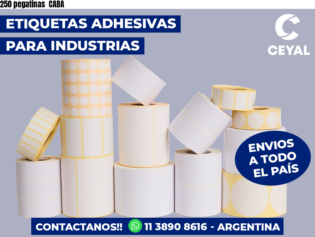 250 pegatinas  CABA