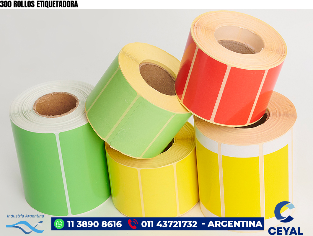 300 ROLLOS ETIQUETADORA