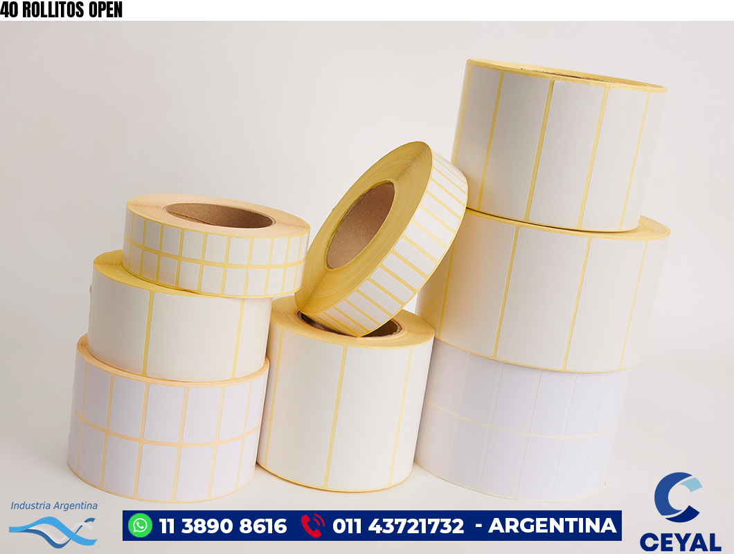 40 ROLLITOS OPEN