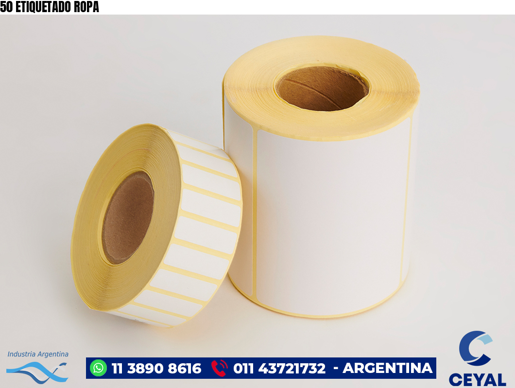 50 ETIQUETADO ROPA