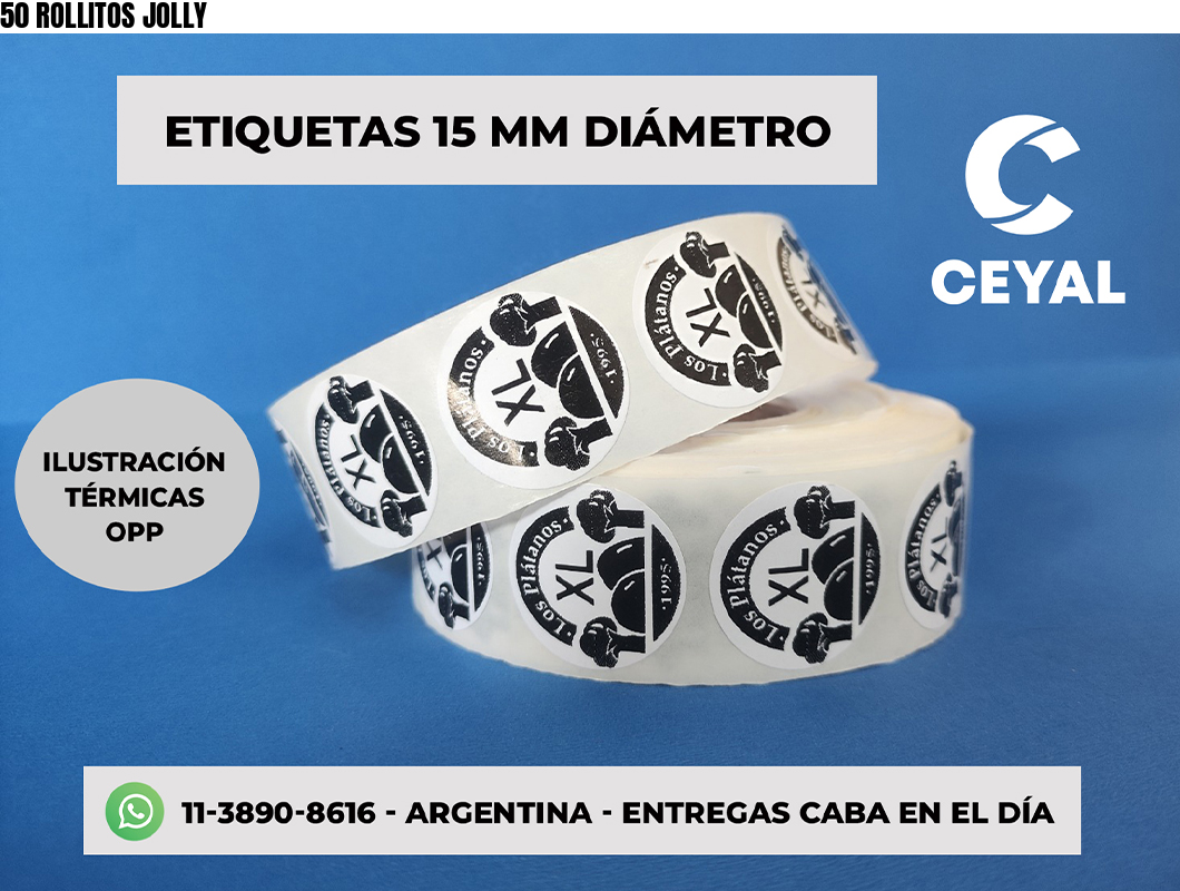 50 ROLLITOS JOLLY