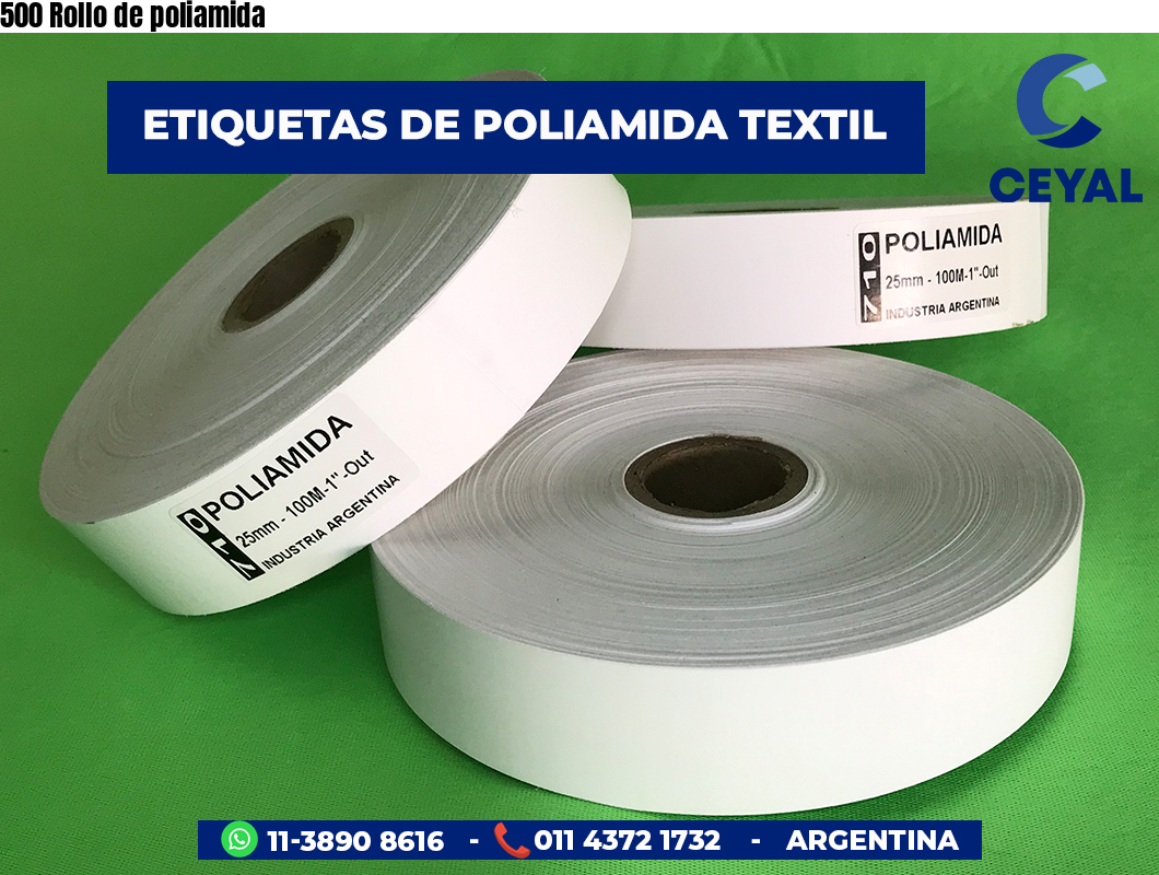500 Rollo de poliamida