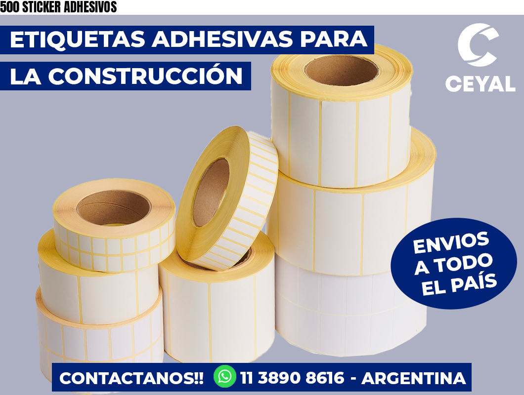 500 STICKER ADHESIVOS