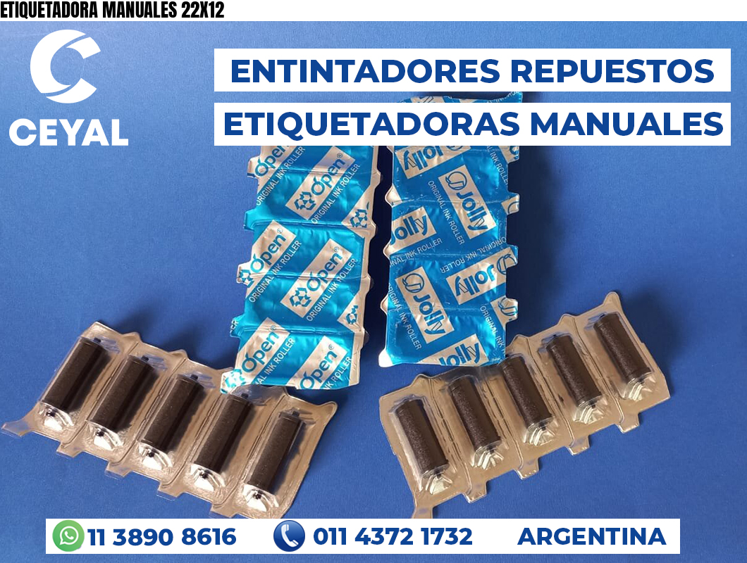 ETIQUETADORA MANUALES 22X12
