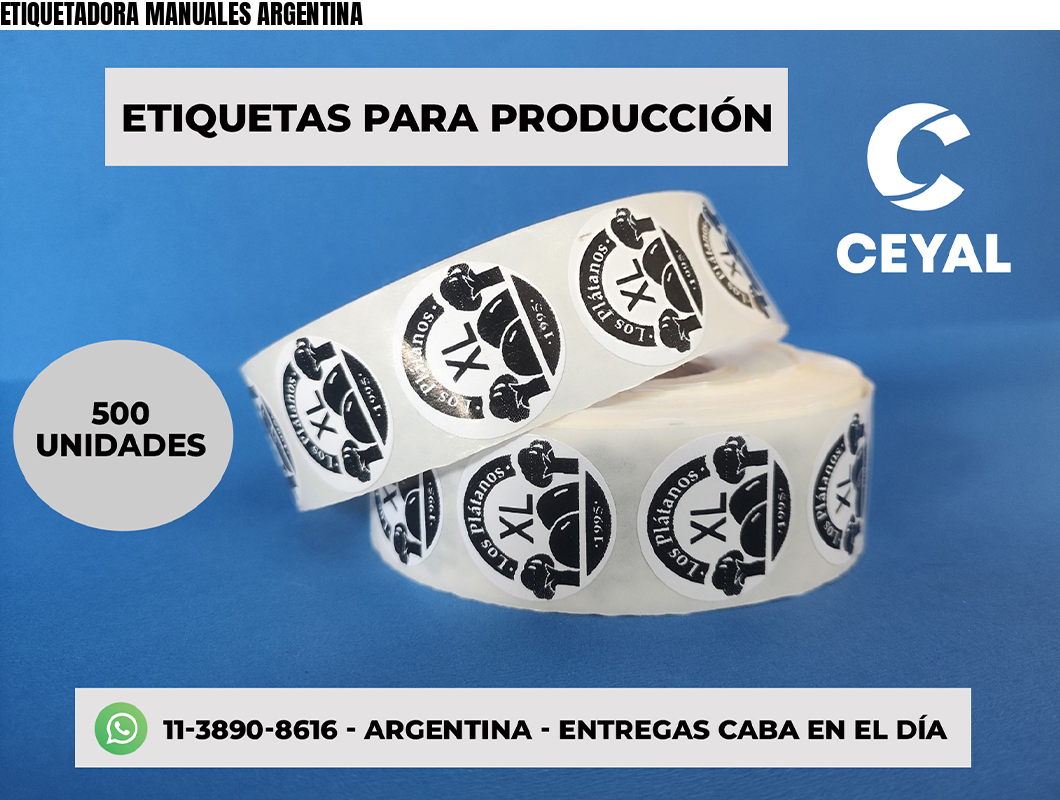 ETIQUETADORA MANUALES ARGENTINA