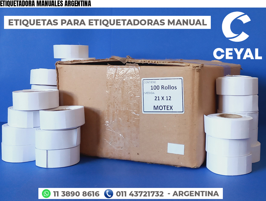 ETIQUETADORA MANUALES ARGENTINA