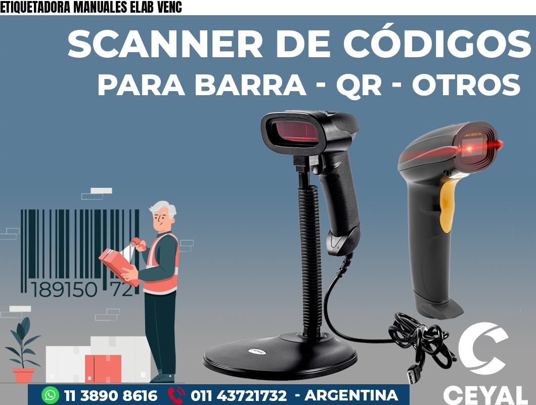 ETIQUETADORA MANUALES ELAB VENC