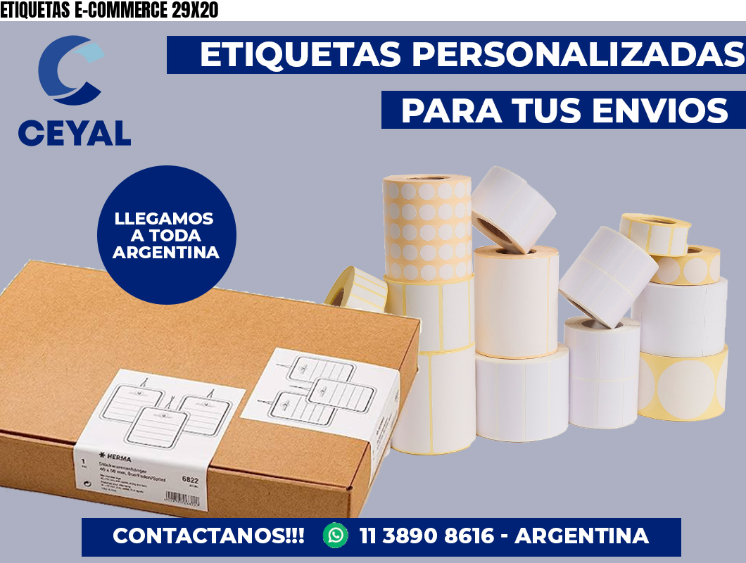 ETIQUETAS E-COMMERCE 29X20