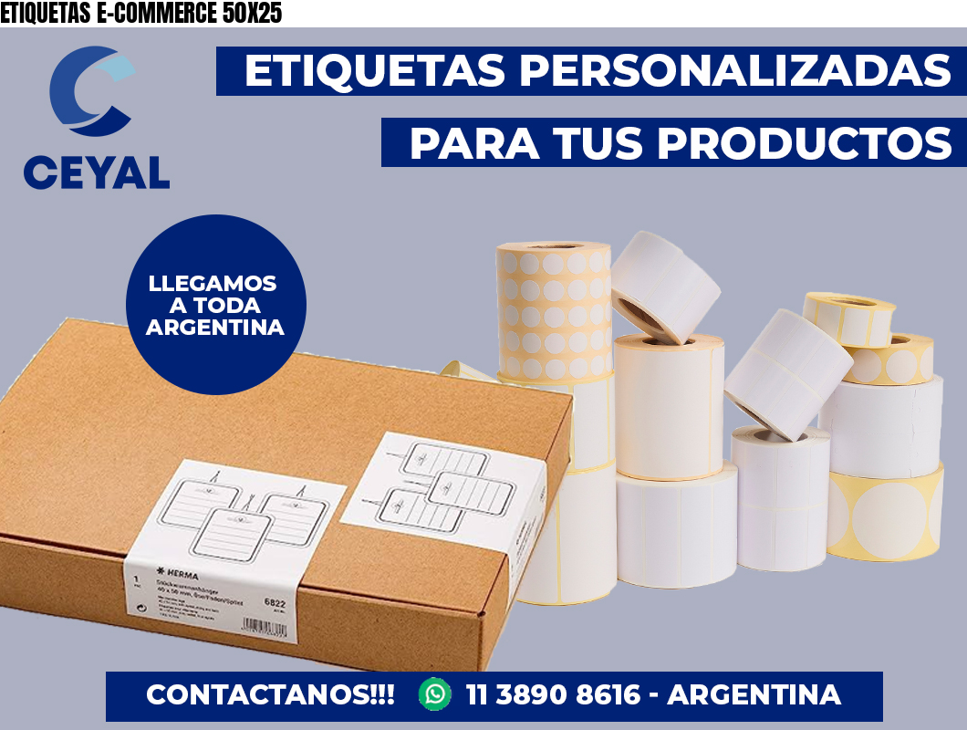 ETIQUETAS E-COMMERCE 50X25
