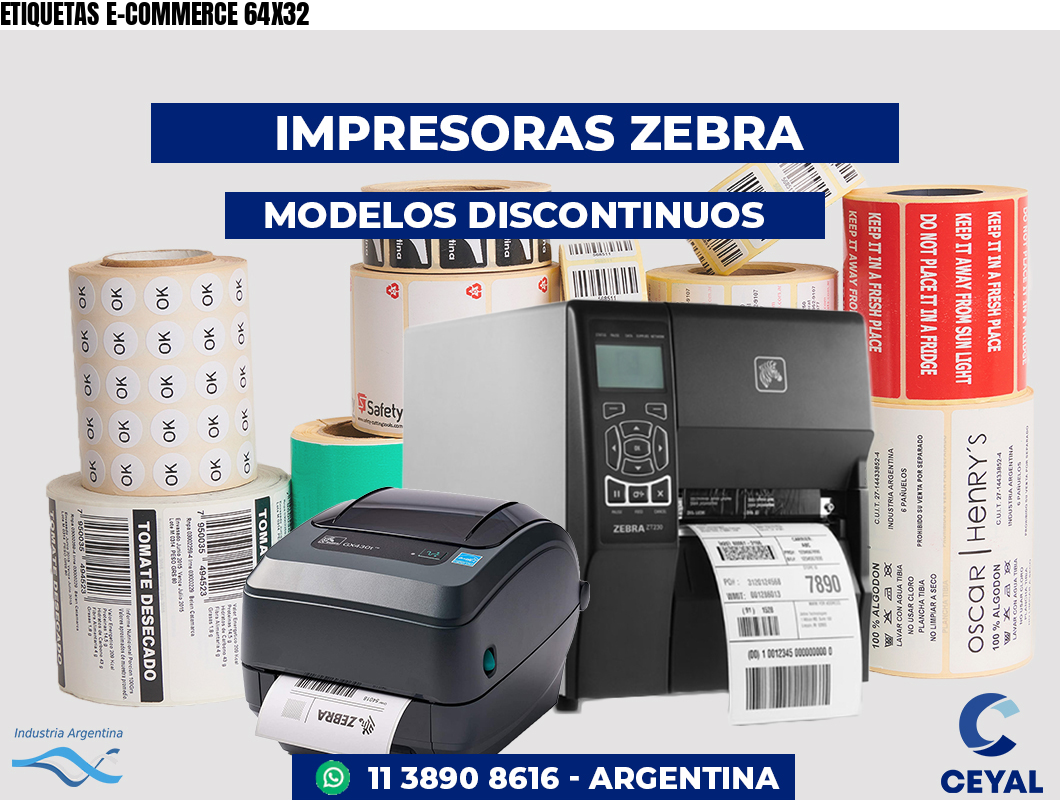 ETIQUETAS E-COMMERCE 64X32