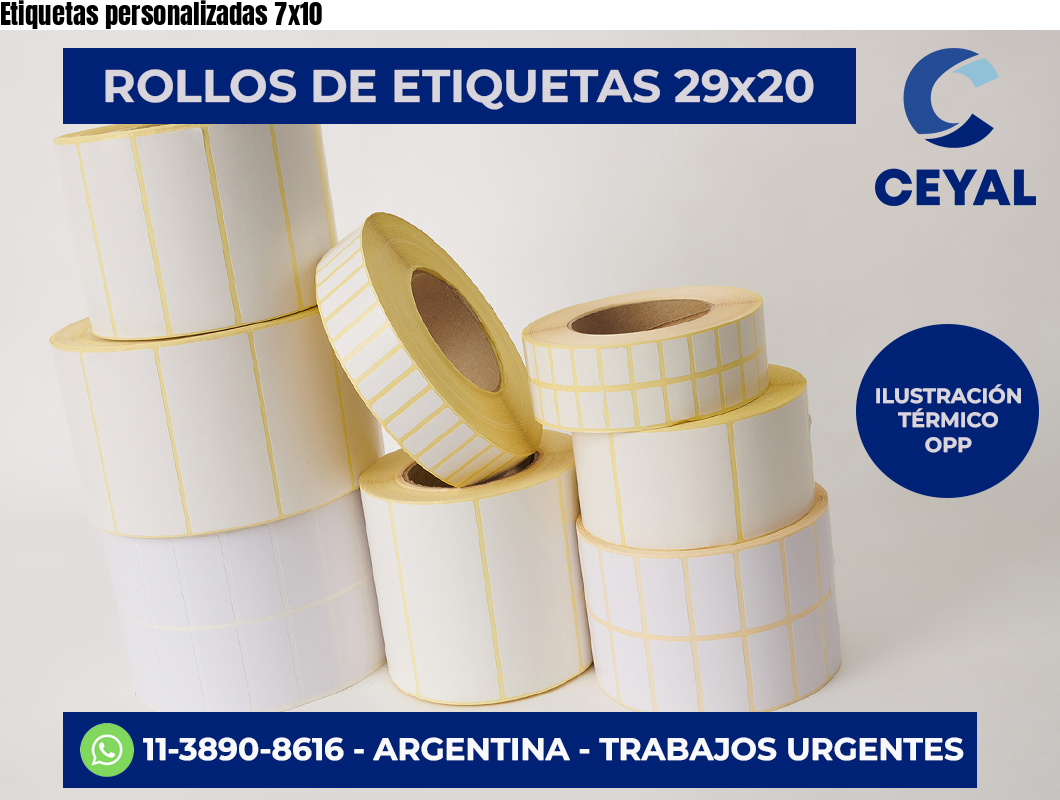 Etiquetas personalizadas 7×10