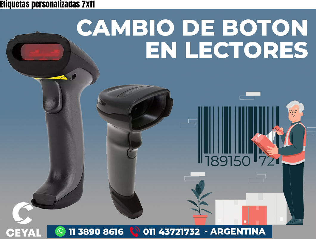 Etiquetas personalizadas 7x11