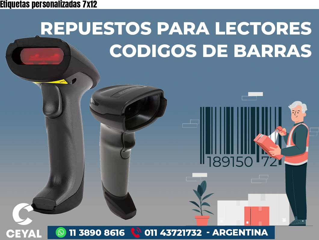 Etiquetas personalizadas 7x12
