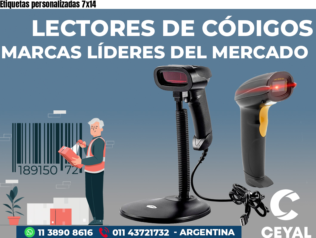 Etiquetas personalizadas 7x14