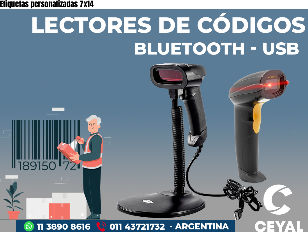 Etiquetas personalizadas 7x14