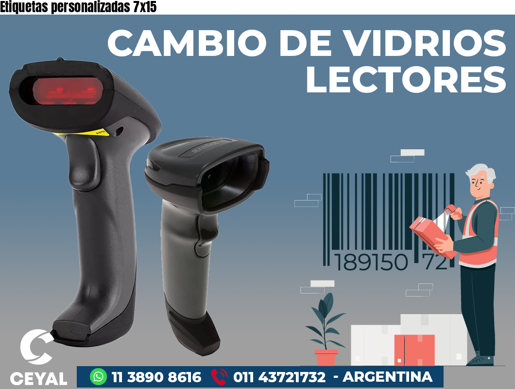 Etiquetas personalizadas 7x15