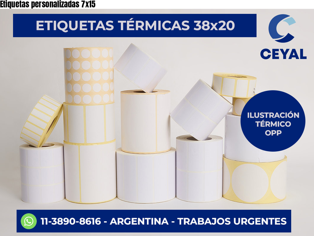 Etiquetas personalizadas 7×15