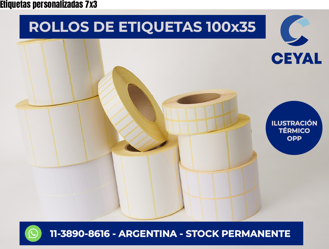 Etiquetas personalizadas 7×3