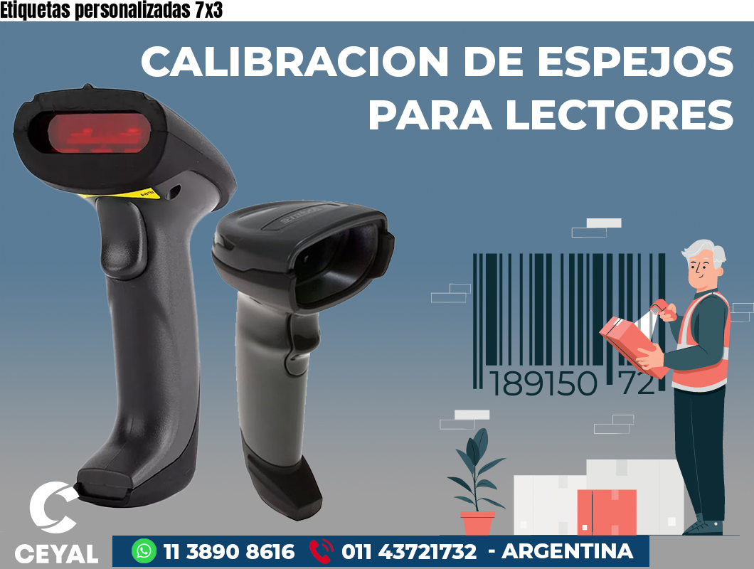 Etiquetas personalizadas 7x3