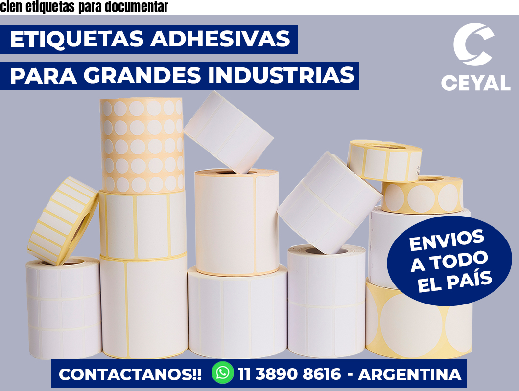 cien etiquetas para documentar