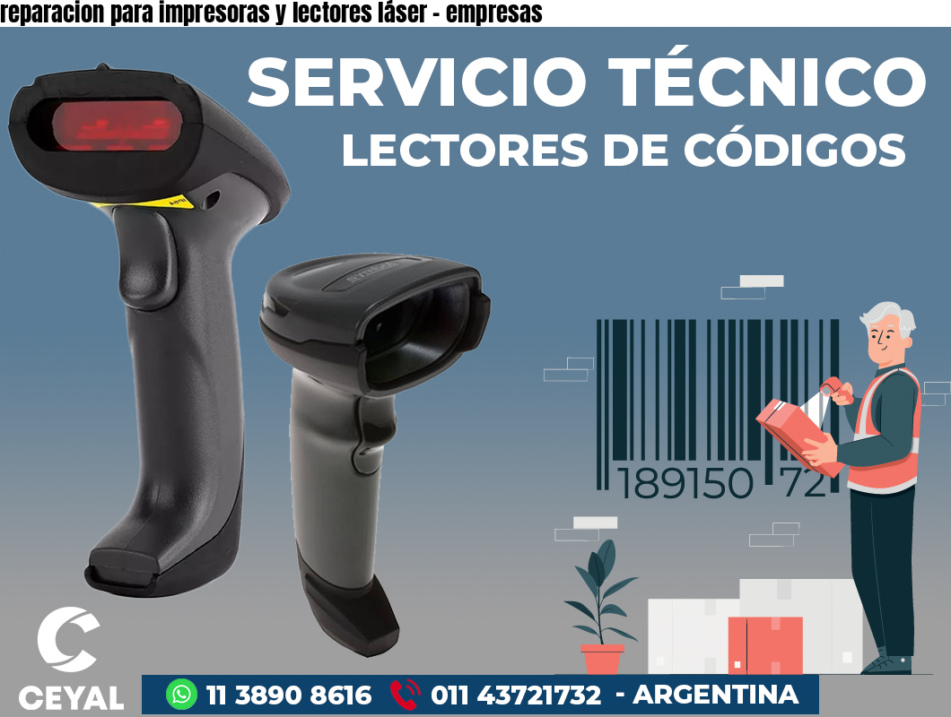 reparacion para impresoras y lectores láser - empresas