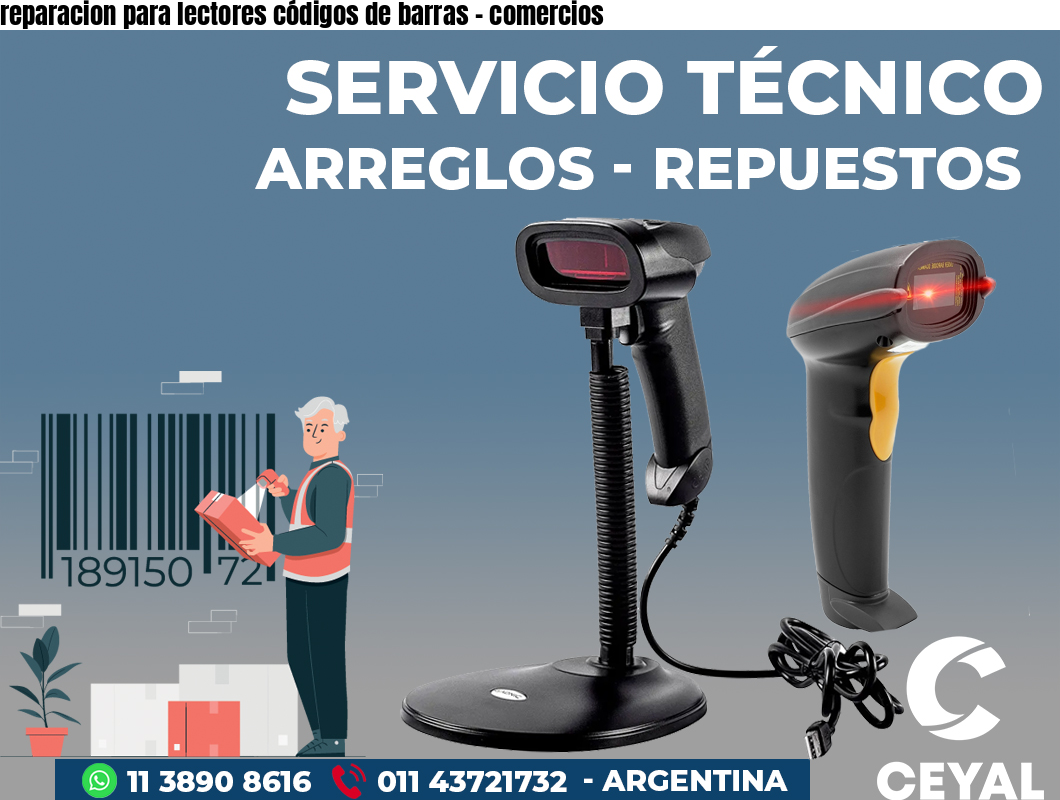 reparacion para lectores códigos de barras – comercios