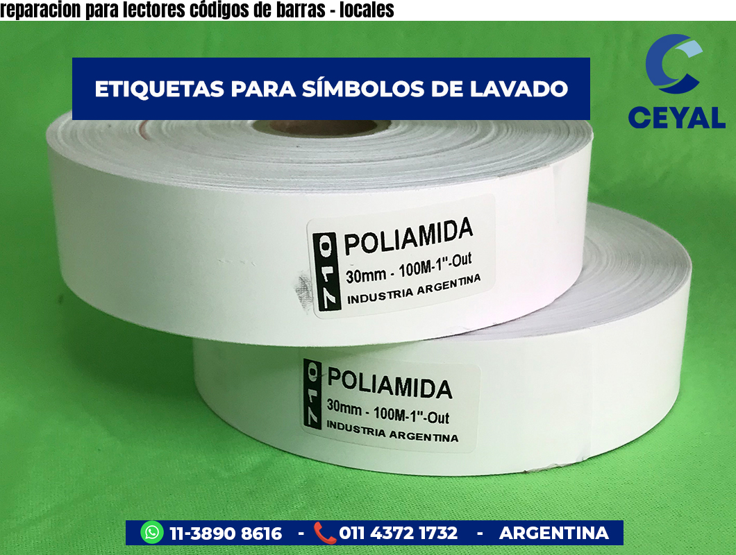 reparacion para lectores códigos de barras - locales