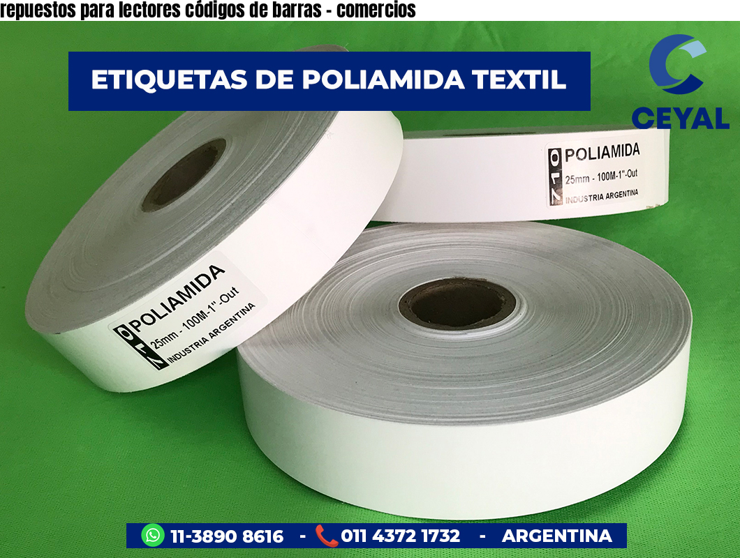 repuestos para lectores códigos de barras - comercios