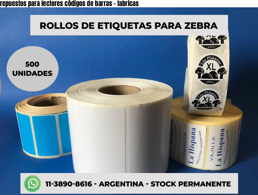 repuestos para lectores códigos de barras - fabricas