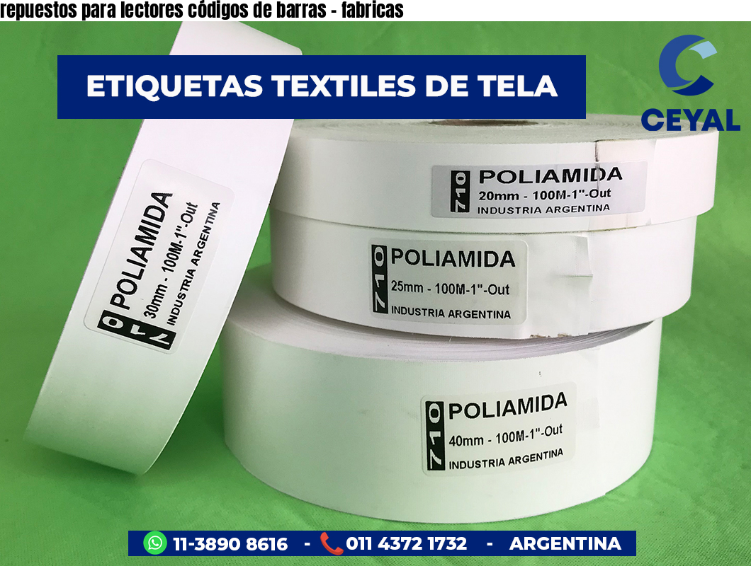 repuestos para lectores códigos de barras - fabricas