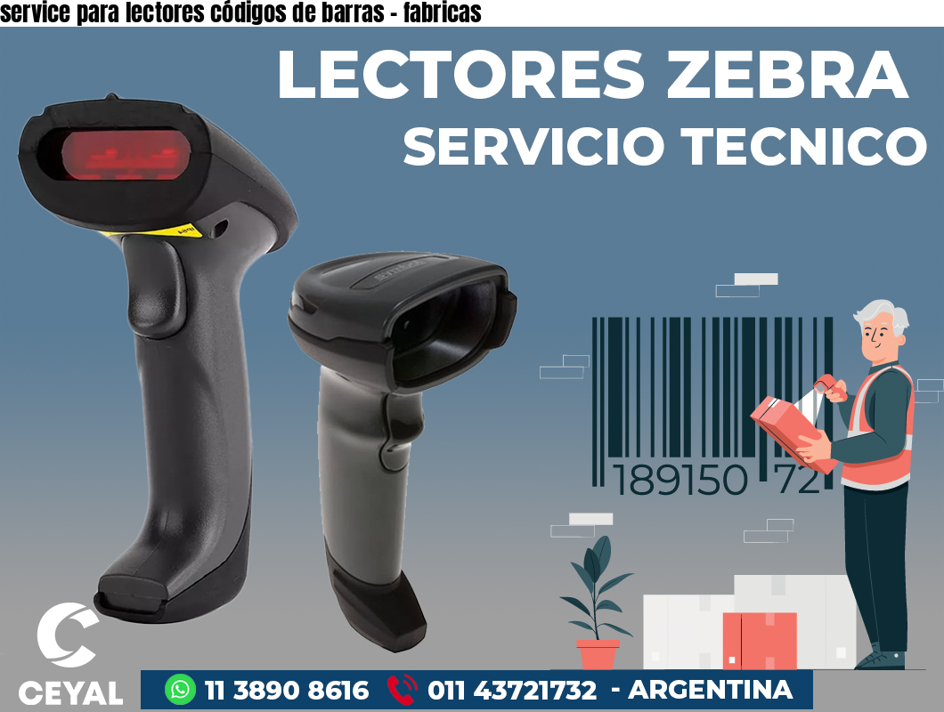 service para lectores códigos de barras – fabricas