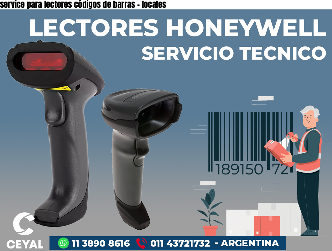 service para lectores códigos de barras – locales