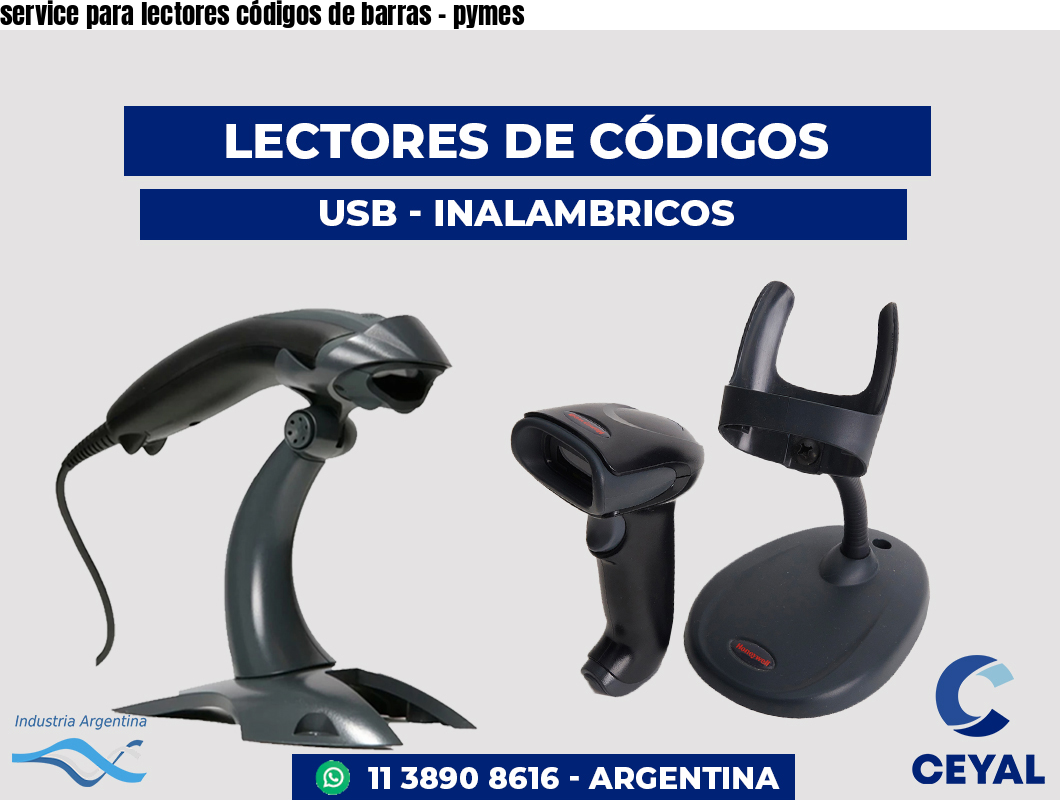 service para lectores códigos de barras - pymes