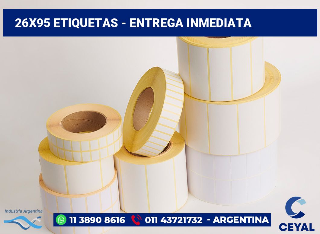 26x95 Etiquetas